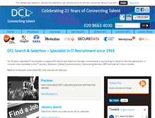 Tablet Screenshot of dclsearch.com